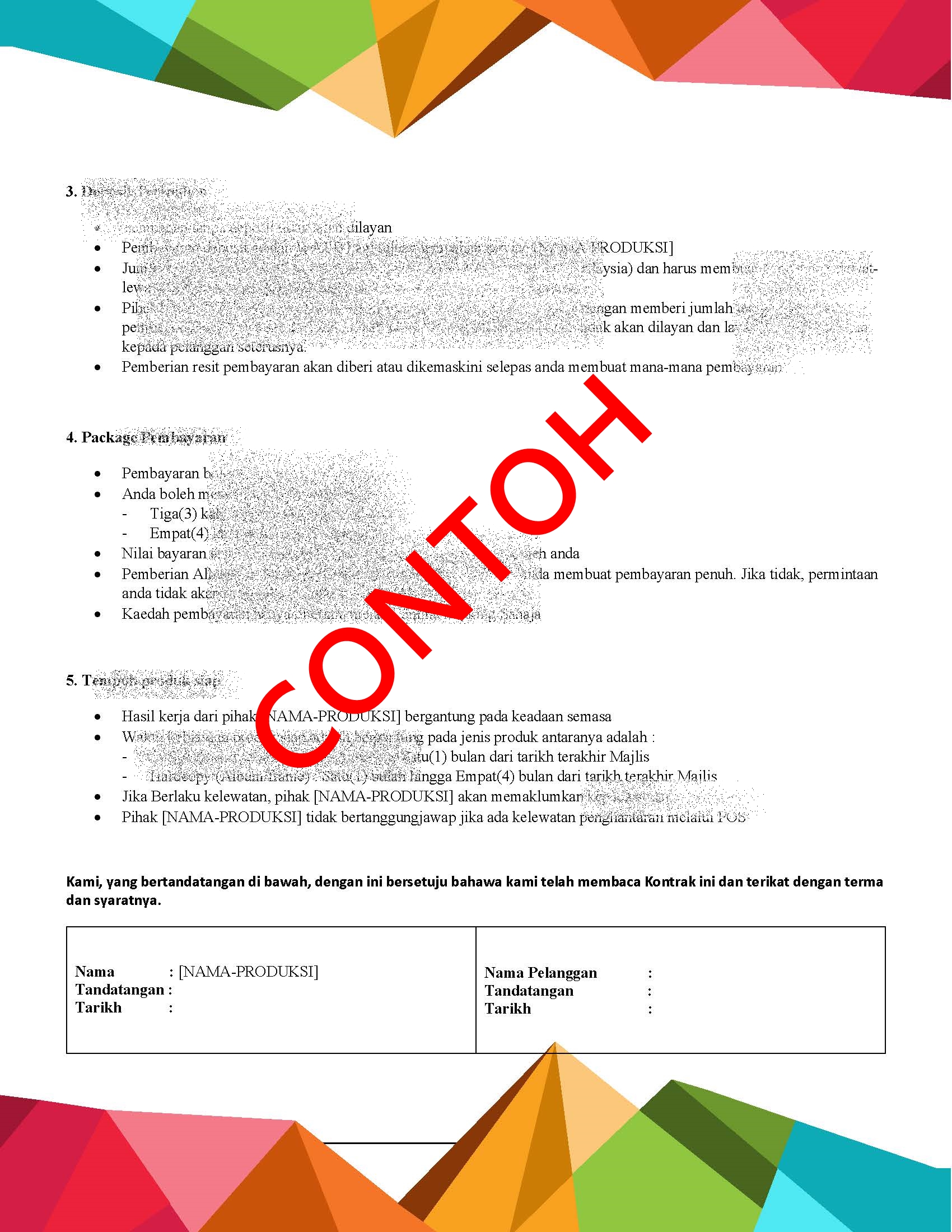 Template Agreement Photographer-Client - Image 4